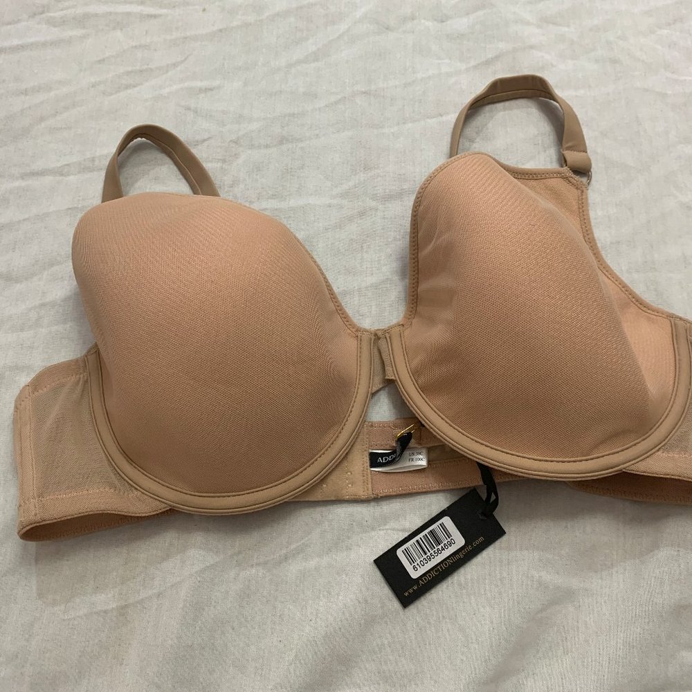 🍎🍎🍎   NWT ADDICTION NOUVELLE WOMENS UNDERWIRE BRA SIZE 38C. 🍎🍎🍎